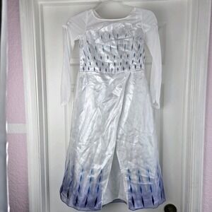 Disney Store Frozen 2 Snow Queen Elsa Deluxe Costume Girls Size 7/8 Dress Only
